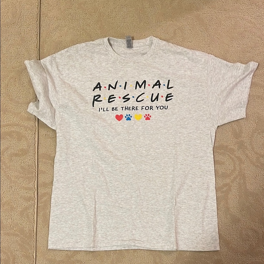 Gildan Gray Animal Rescue Tee - Short Sleeve